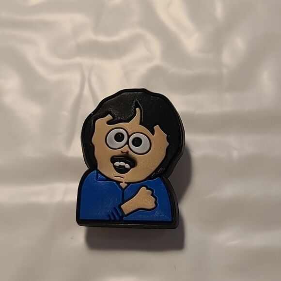 6/$20* Randy Marsh * South Park * Croc Clog Charm Shoe Jewelry Security Guard TV - Picture 2 of 6
